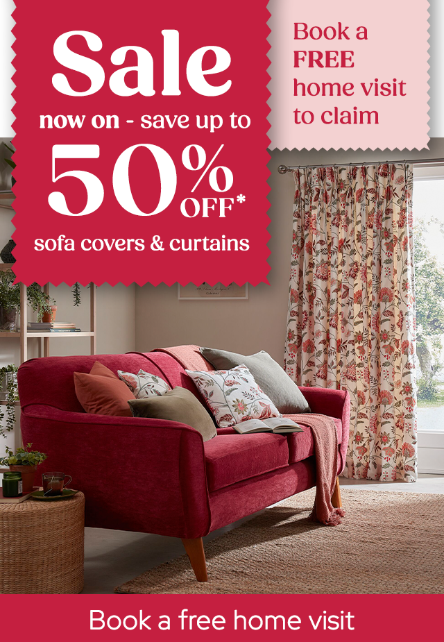 January Sale | Made-to-measure sofa covers and curtains now up to 50% off (T&Cs apply)